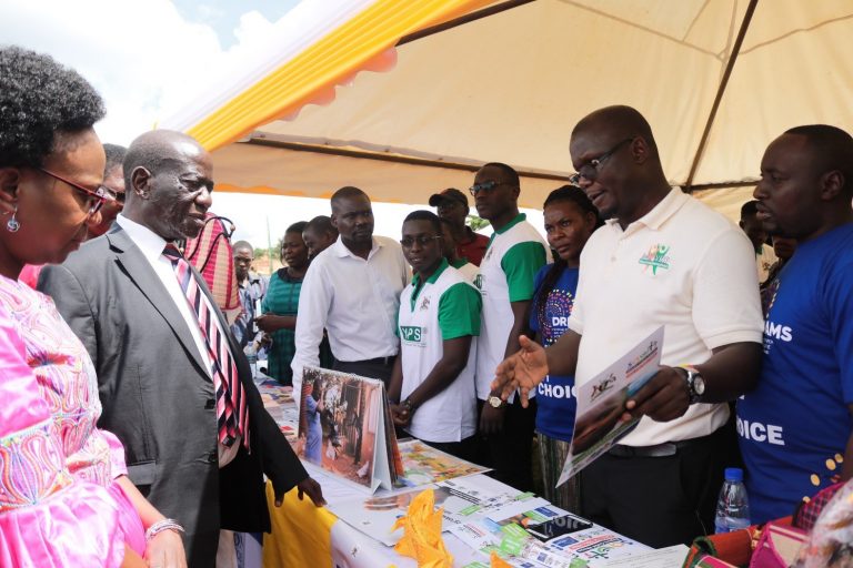 The-Vice-President-H.E-Edward-Kiwanuka-Ssekandi-and-the-Minister-of-Health-Hon.-Jane-Ruth-Achieng-visiting-the-MUWRP-stall